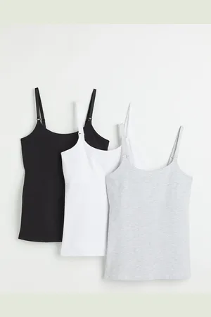 H&M MAMA 3-pack Nursing Camis