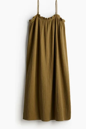 H&M Frill Trim Cotton Dress