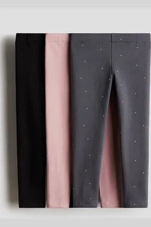 H&M 3-pack Brushed Inside Jersey Leggings