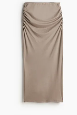 H&M Gathered Maxi Skirt