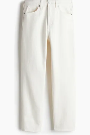 H&M Curvy Fit Slim Straight High Ankle Jeans