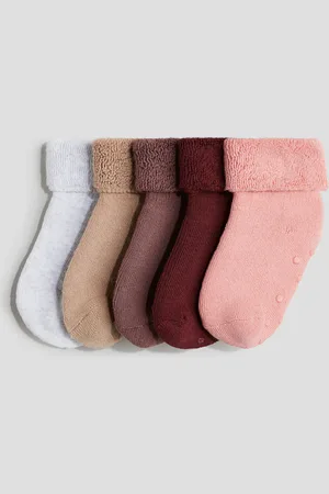 H&M 5-pack Anti Slip Terry Socks