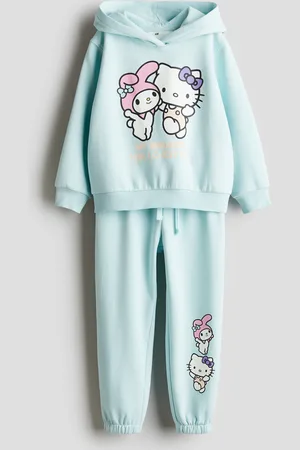 H&M 2-piece Print Sweat Set