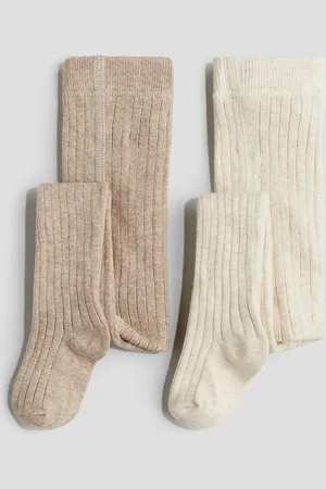 H&M 2-pack Rib Knit Tights