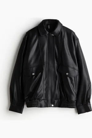 H&M Oversized Coated Jacket