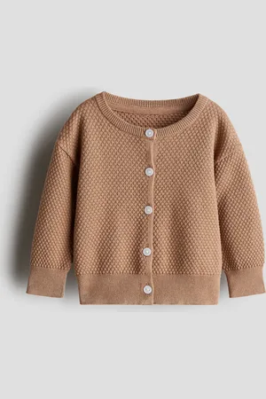 H&M Pattern Knit Cotton Cardigan