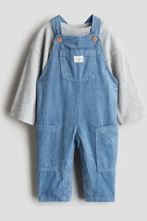 H&M Top & Dungarees Set