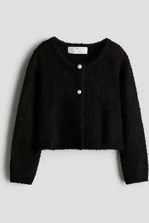 H&M Bouclé Knit Cardigan