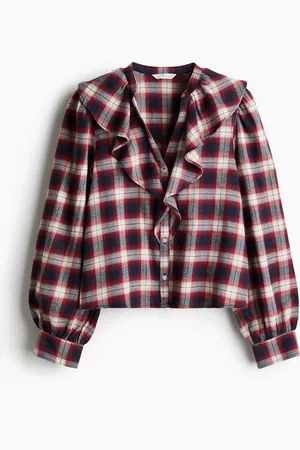 H&M Flounce Trim Blouse