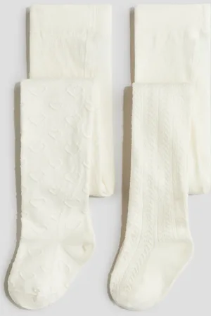 H&M 2-pack Fine Knit Tights