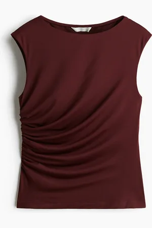 H&M Draped Jersey Top