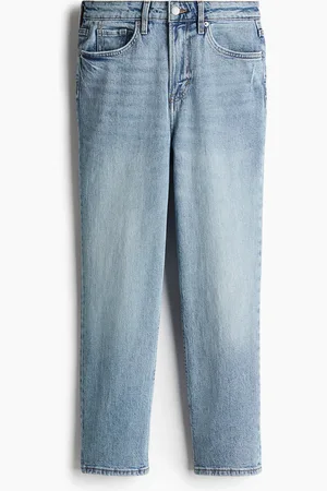 H&M Curvy Fit Slim Straight High Ankle Jeans