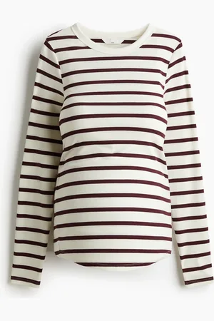 H&M MAMA Rib Jersey Top