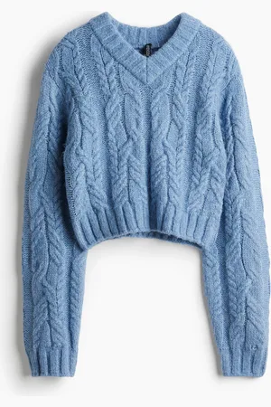 H&M V-neck Cable Knit Sweater