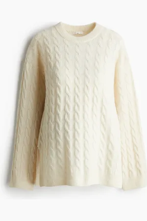 H&M MAMA Cable Knit Sweater