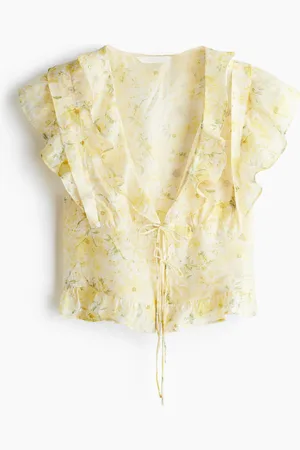 H&M Frill Trim Blouse