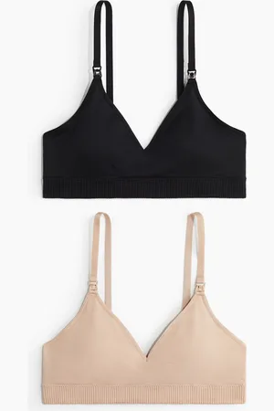 H&M MAMA 2-pack Seamless Padded Nursing Bras