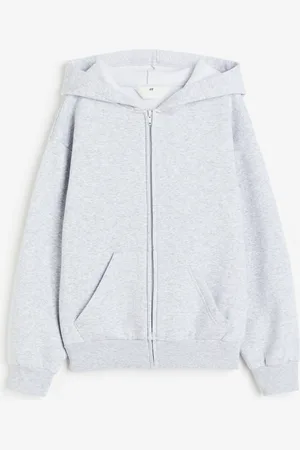 H&M Oversize Zip Up Hoodie