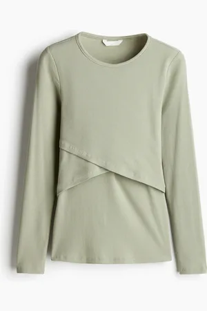 H&M MAMA Rib Nursing Top
