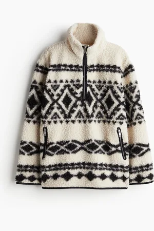 H&M Half Zip Teddy Jacket