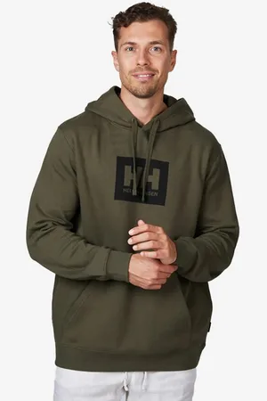 Helly Hansen Helly Hansen Hh Box Hoodie, Utility Green