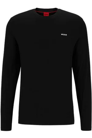 HUGO BOSS Cotton-jersey T-shirt with logo print