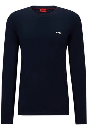 HUGO BOSS Cotton-jersey T-shirt with logo print