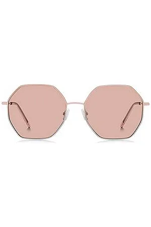 HUGO BOSS Tubular-temple sunglasses with -silver gradients