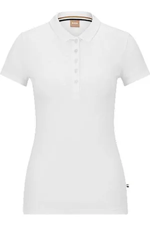 HUGO BOSS Cotton-piqué polo shirt with logo detail