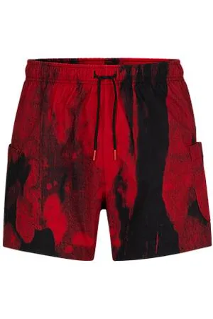 Mens hugo boss swim shorts best sale sale