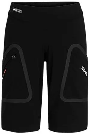 HUGO BOSS X ASSOS regular-fit cargo shorts with branding