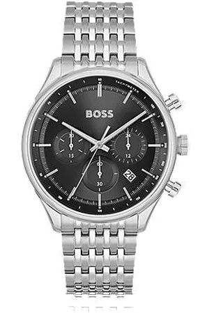 HUGO BOSS Black-dial chronograph watch with multi-link bracelet