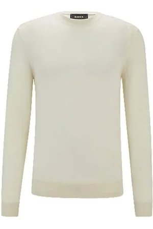 HUGO BOSS Regular-fit sweater in wool, silk and cashmere