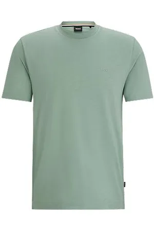 HUGO BOSS Cotton-jersey T-shirt with logo detail