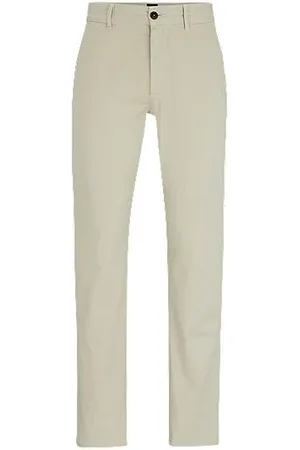 HUGO BOSS Slim-fit chinos in stretch-cotton satin