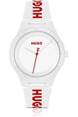 HUGO BOSS Matte- watch with branded silicone strap