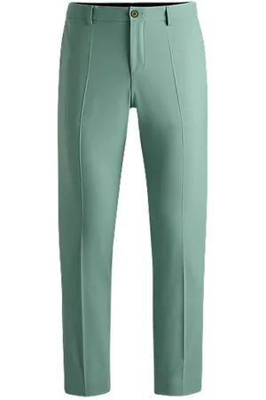 HUGO BOSS Modern-fit trousers in a performance-stretch wool blend