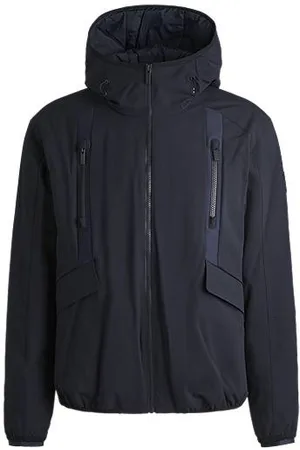 HUGO BOSS Water-repellent regular-fit jacket in performance twill
