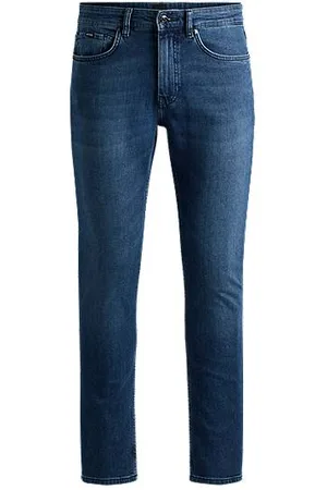 HUGO BOSS Delaware Slim-fit jeans in pure- comfort-stretch denim