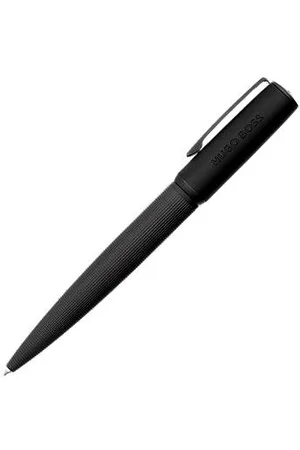 HUGO BOSS Mixed-texture ballpoint pen with branded cap