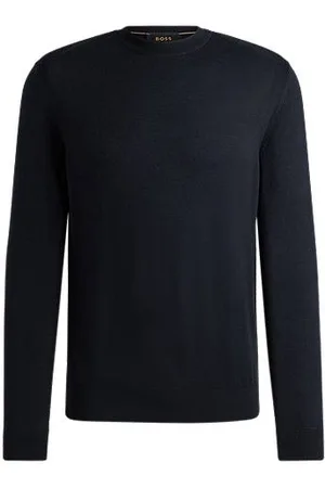 HUGO BOSS Regular-fit sweater in wool, silk and cashmere