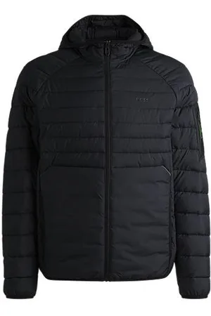 HUGO BOSS Water-repellent padded jacket with decorative reflective details