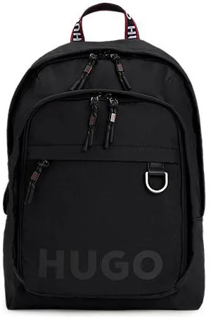 HUGO BOSS Logo-print backpack with branded handles