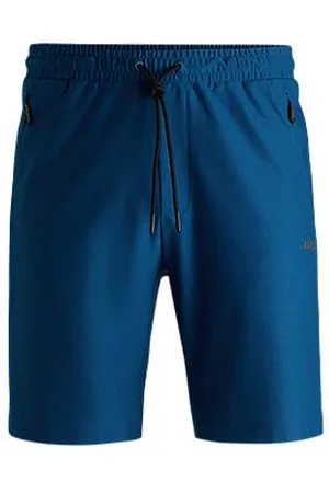 HUGO BOSS Active-stretch shorts with decorative reflective details