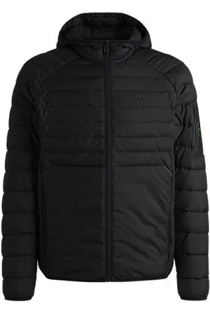 HUGO BOSS Water-repellent padded jacket with decorative reflective details