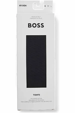 HUGO BOSS 20-denier tights with monogram pattern