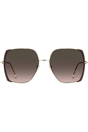 HUGO BOSS Steel sunglasses in brown and tones