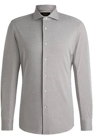 HUGO BOSS Slim-fit shirt in a stretch-cotton blend