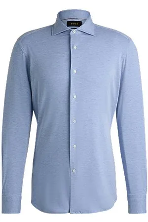 HUGO BOSS Slim-fit shirt in a stretch-cotton blend
