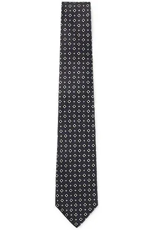 HUGO BOSS Patterned tie in Italian silk jacquard